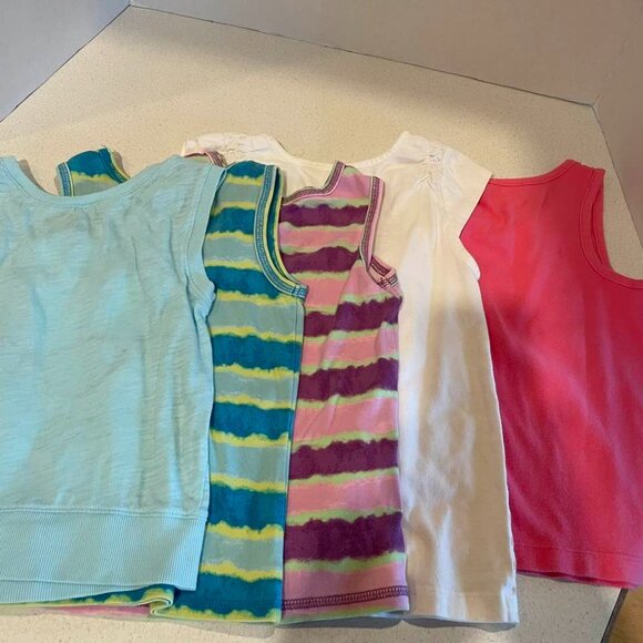 Girls Sz 7- 8 Summer Tops Gymboree Justice Childrens Place Lot of 5 - Picture 7 of 9